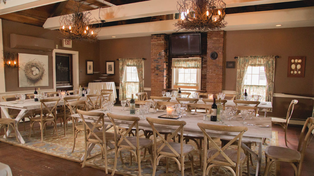 ashland event room the nest long tables set up