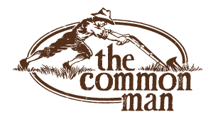 common man restaurants logo brown