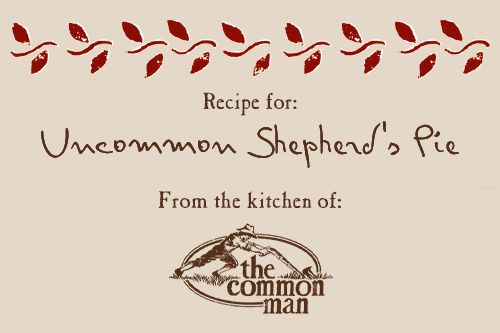 recipe card image common man shepherd's pie