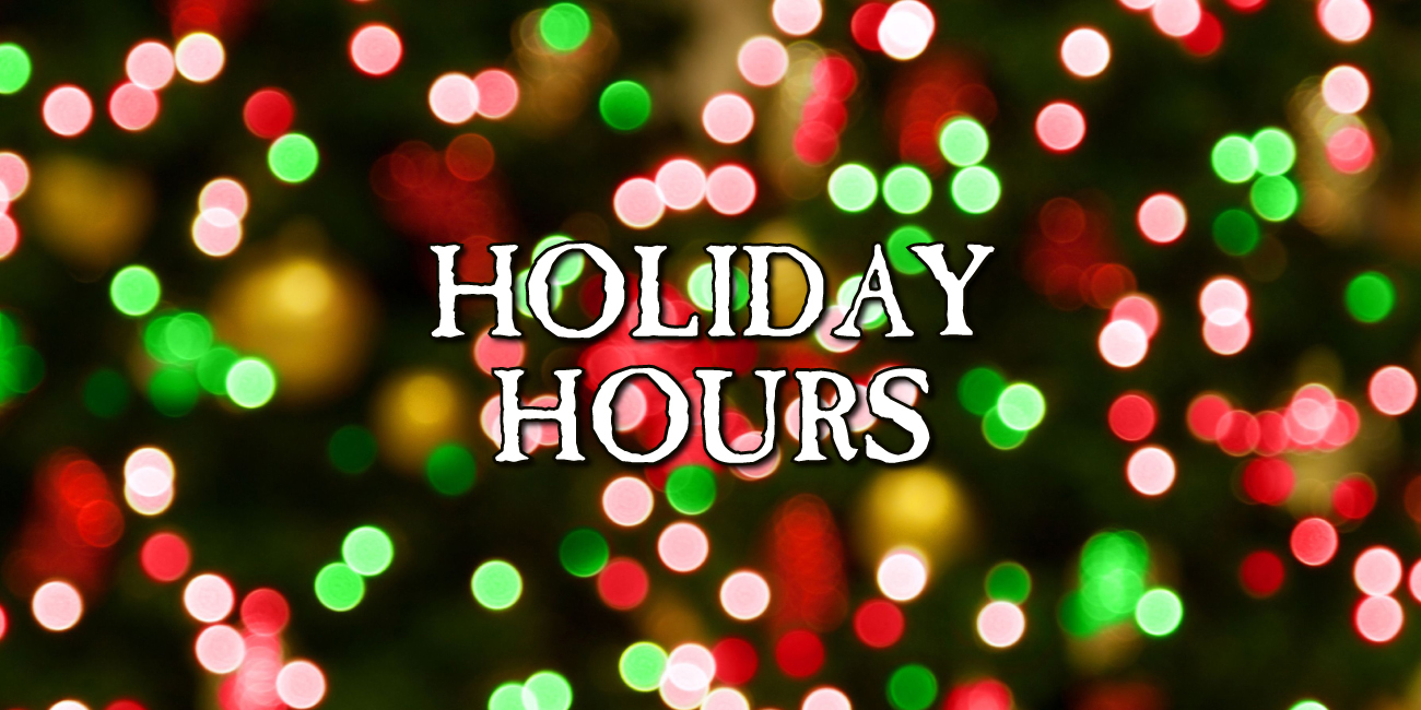 Holiday Hours