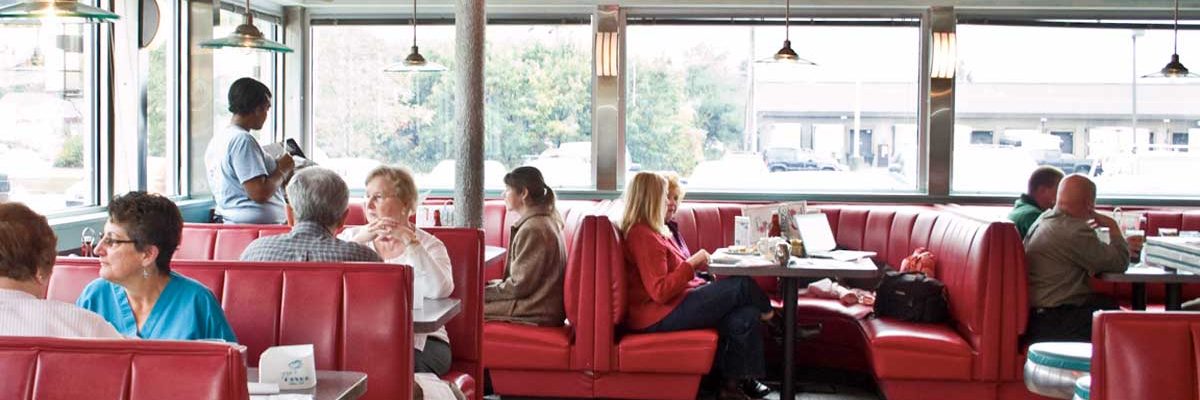 airport diner booth dining area